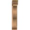 Ekena Millwork Funston Traditional Smooth Bracket w/ Offset Brace, Western Red Cedar, 7 1/2"W x 30"D x 42"H BKT0806X30X42FST01SWR - alternate 3